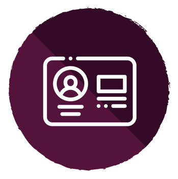Membership Icon with ID Card Image